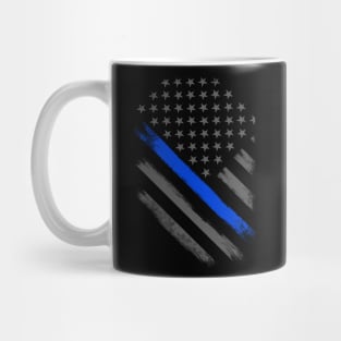 Thin Blue Line Flag Tactical Mug